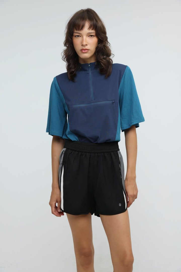 Tree Black Shorts