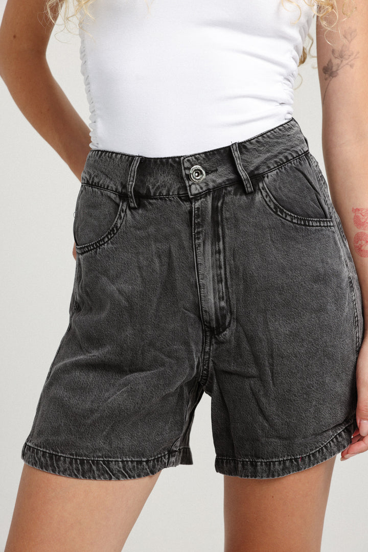 Nulu Short Grey Denim Bottoms