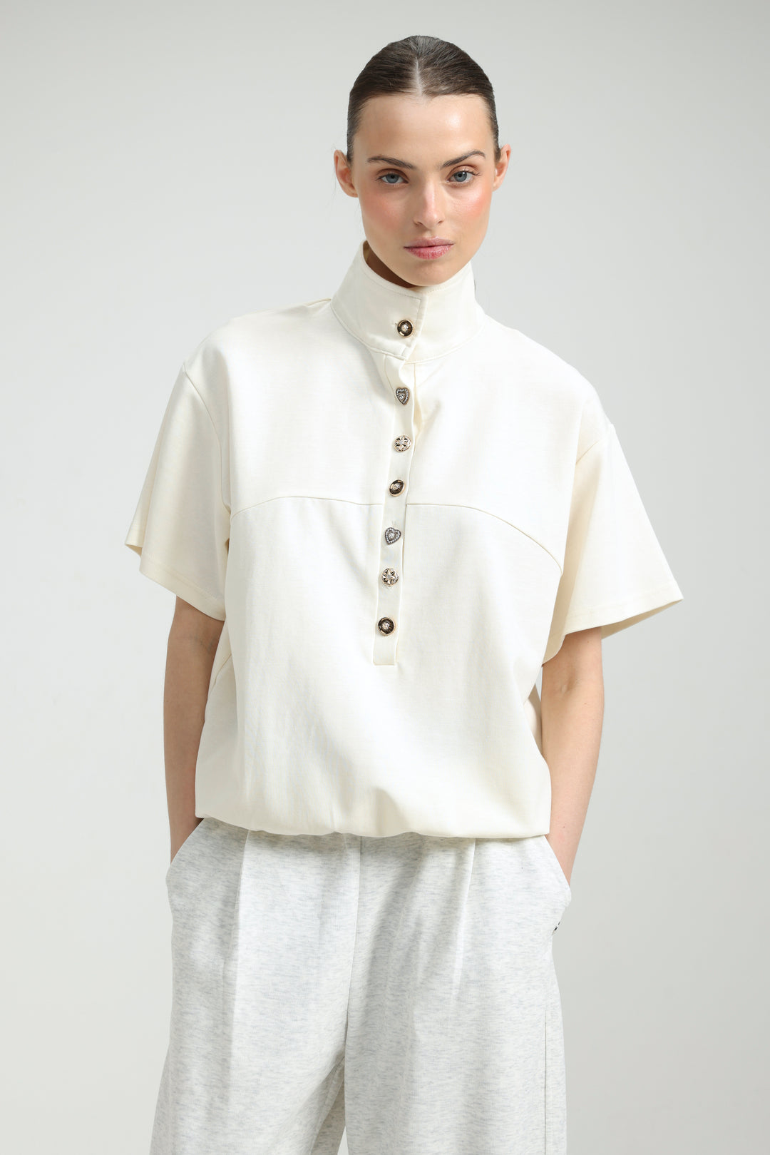 Sun Cream Polo T-Shirt