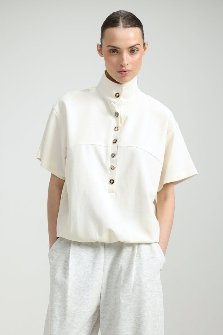Sun Cream Polo T-Shirt
