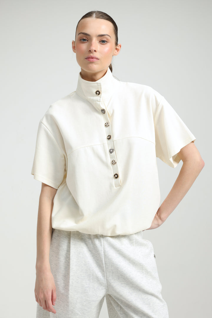 Sun Cream Polo T-Shirt