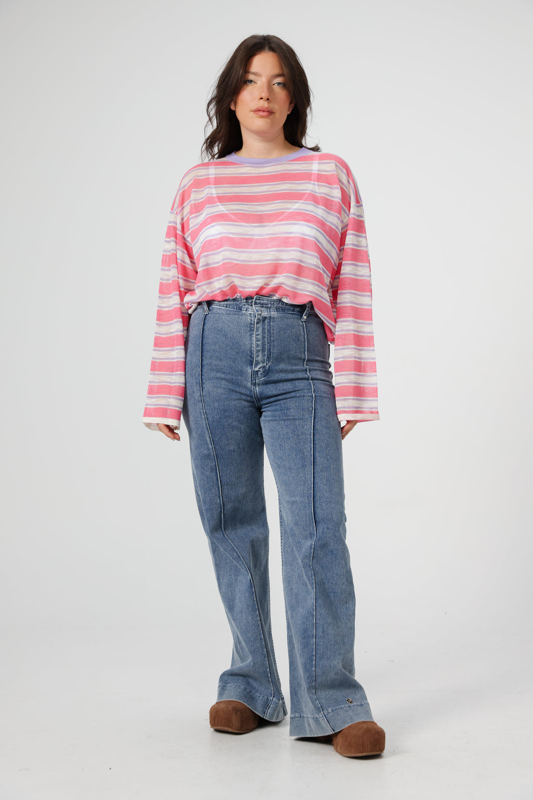 Tamuz Pink Striped Shirt