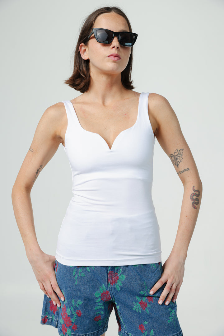 Illusion White Top