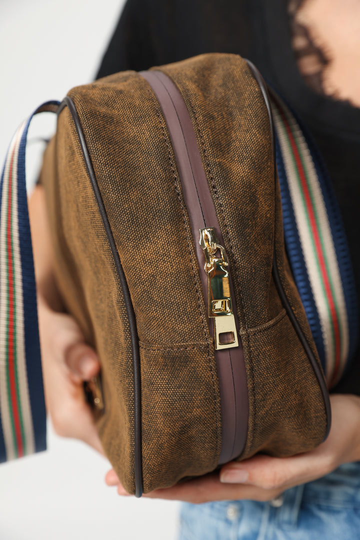 Boxy Brown Handbag