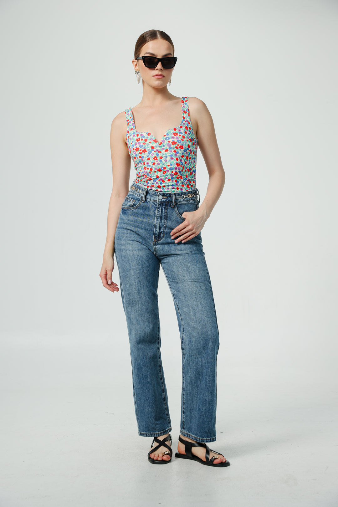 Illusion Light Floral Top