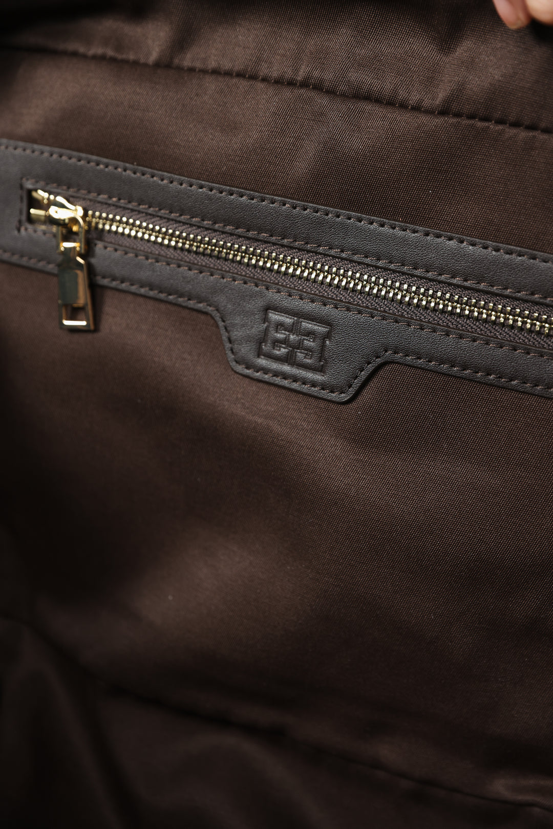 Boxy Brown Handbag