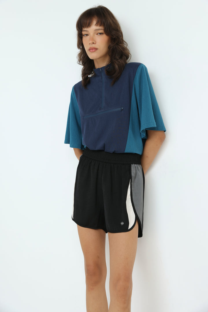 Tree Black Shorts