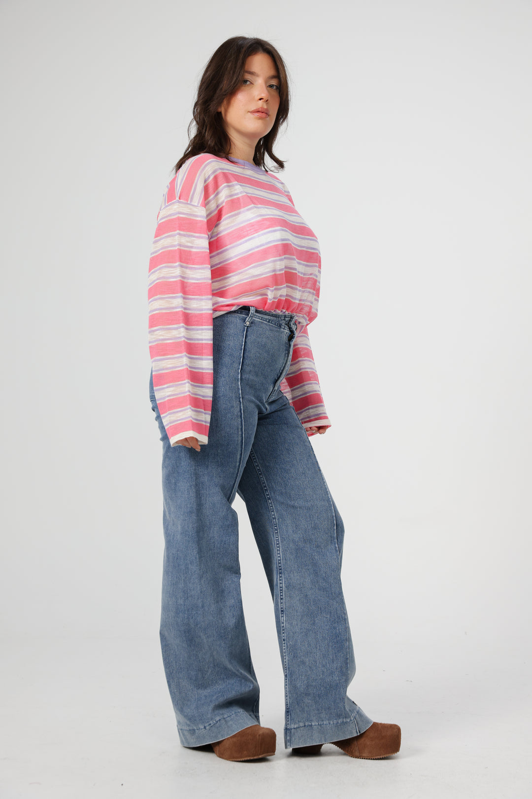 Tamuz Pink Striped Shirt