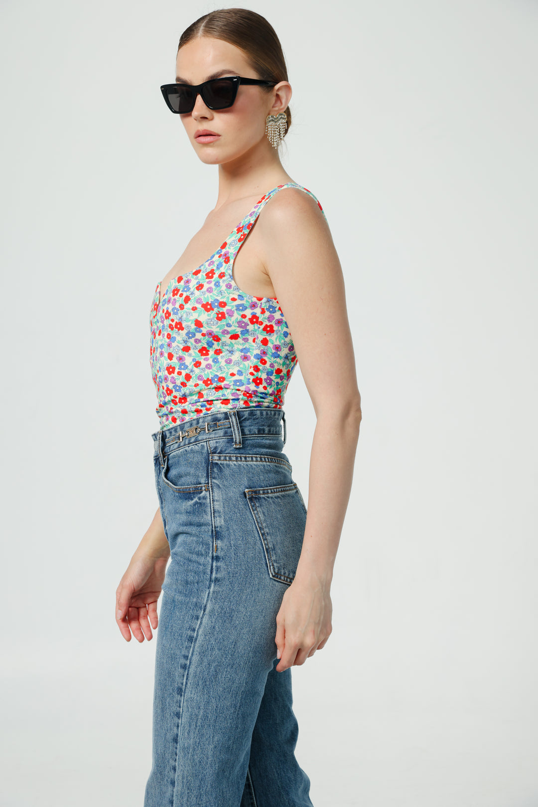 Illusion Light Floral Top