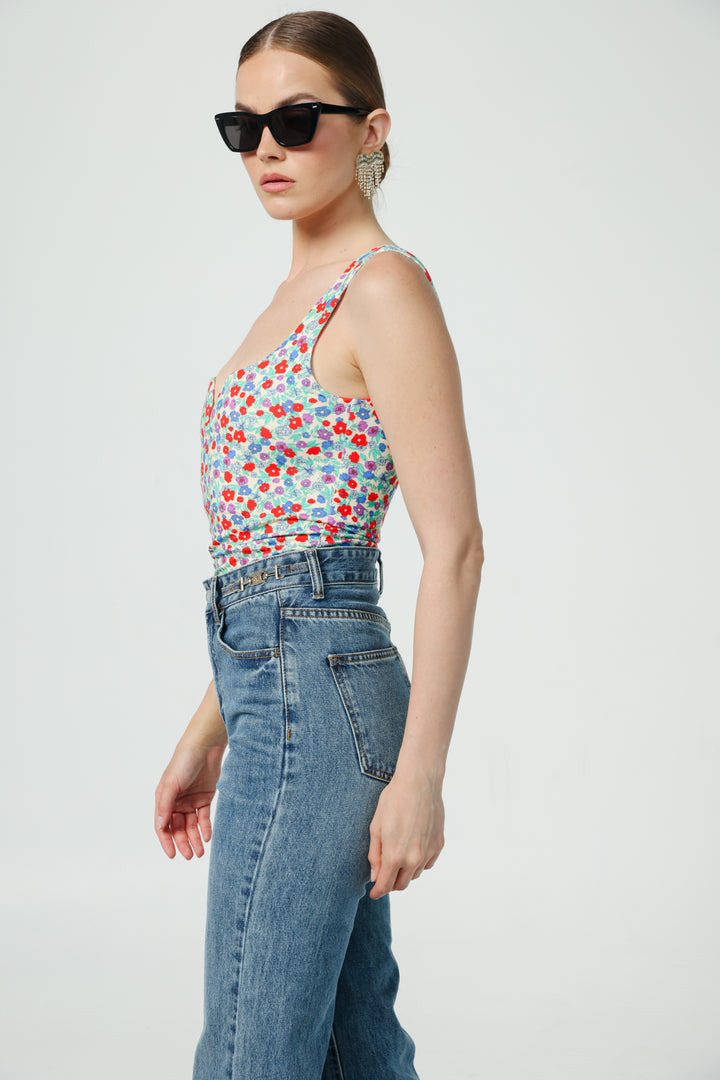 Illusion Light Floral Top