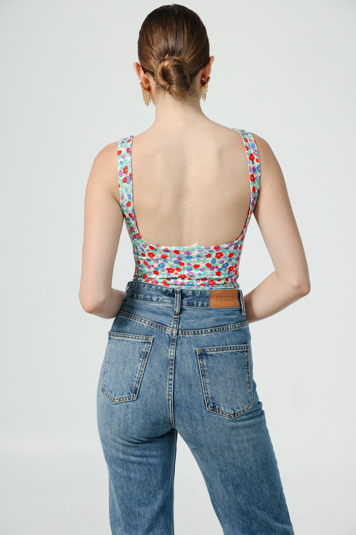 Illusion Light Floral Top