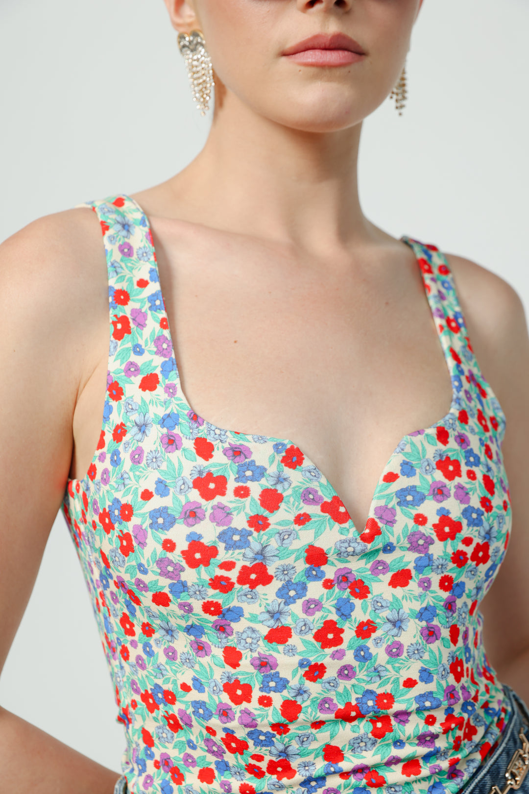 Illusion Light Floral Top