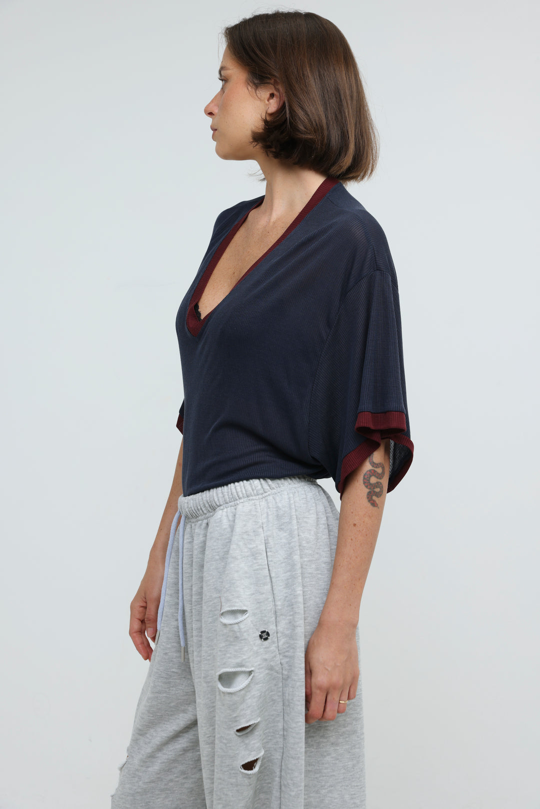August Navy T-Shirt