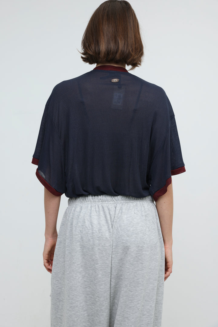 August Navy T-Shirt