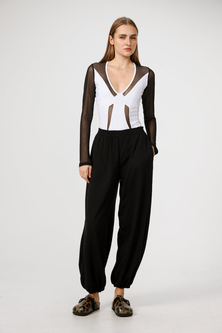 New Year White Bodysuit