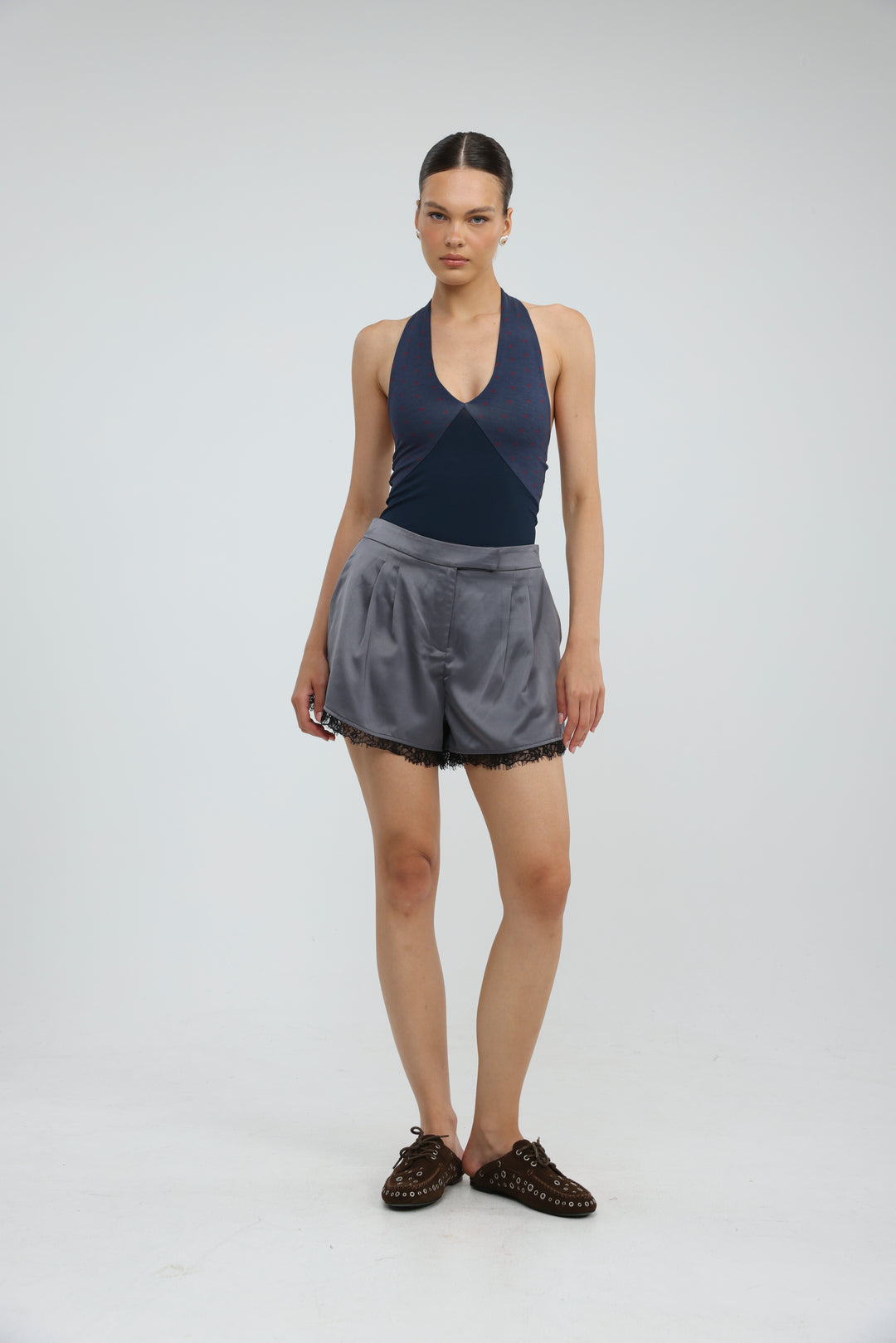 Note Mixed Blue Bodysuit