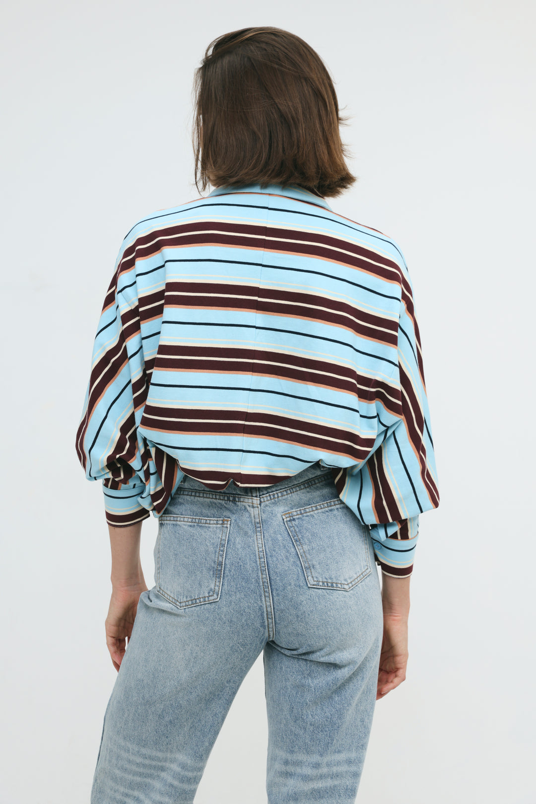 Crossing Blue Stripes Polo