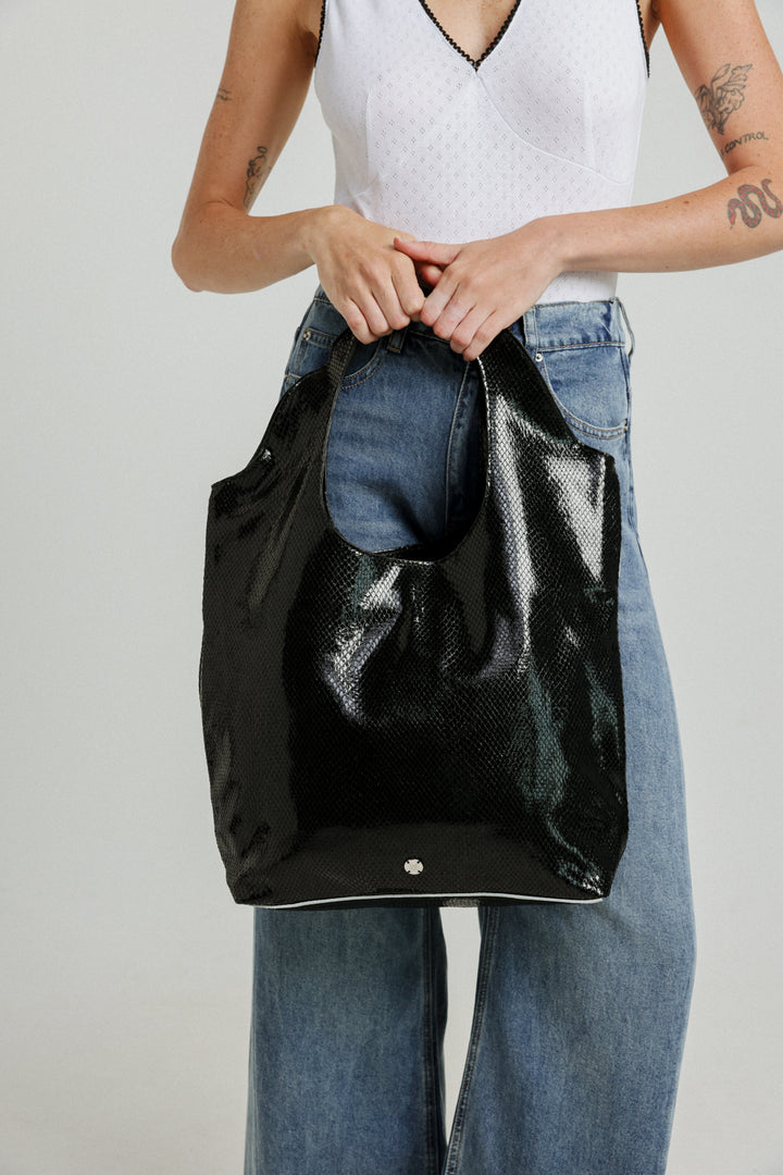 Genesis Black Tote bag