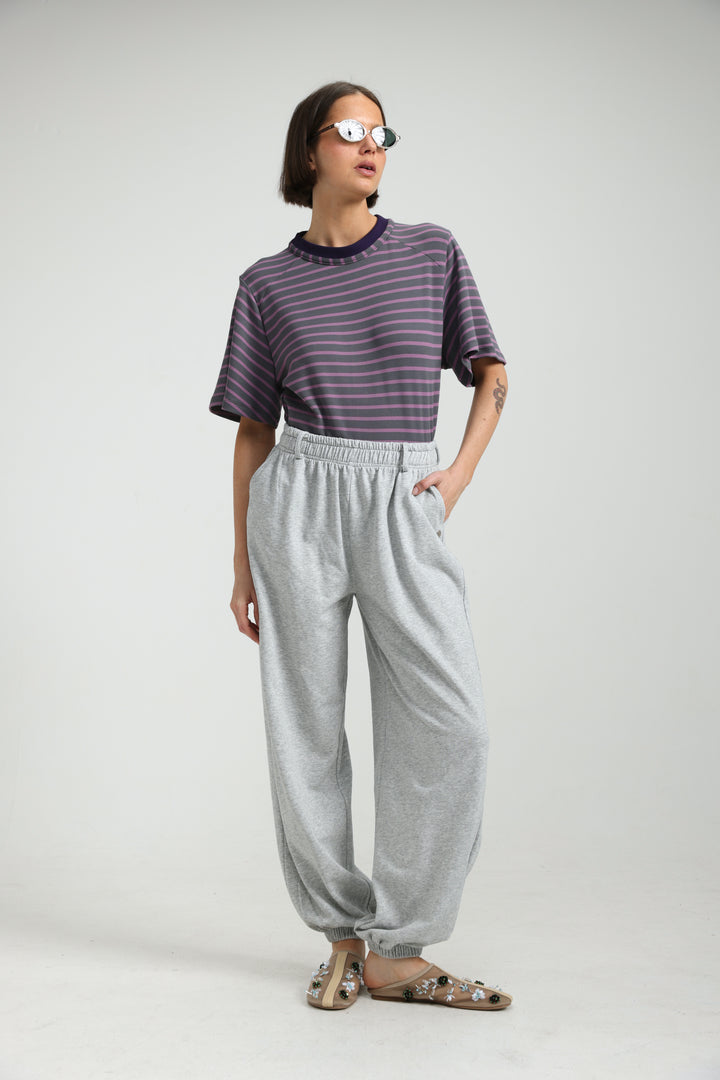 Candy Purple Striped Bodysuit