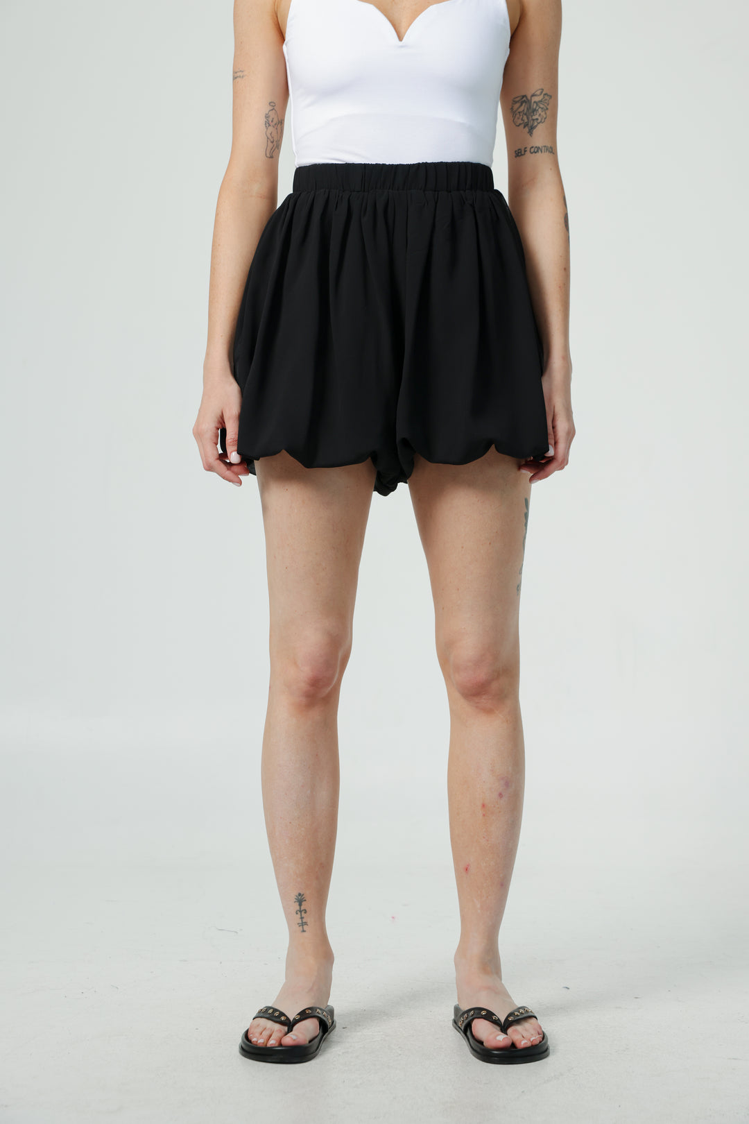 Sura Black Shorts