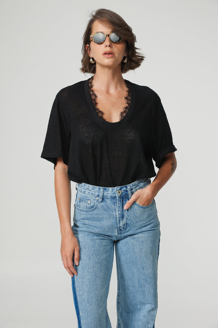 Smile Black T-Shirt