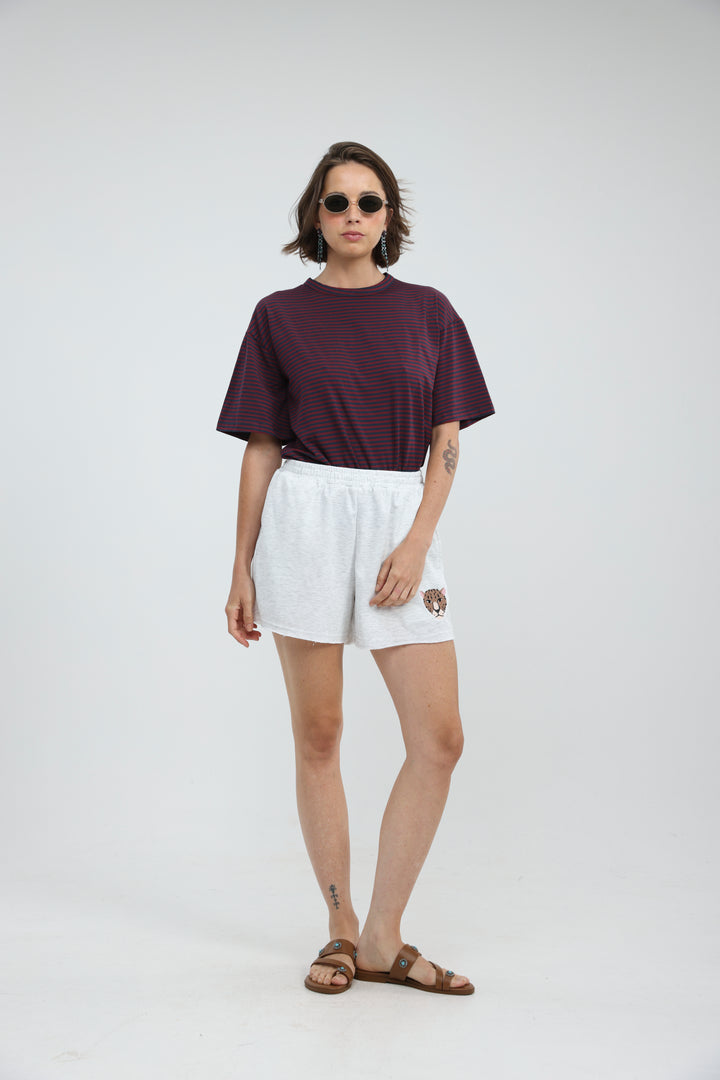 Rock Wine Striped T-Shirt