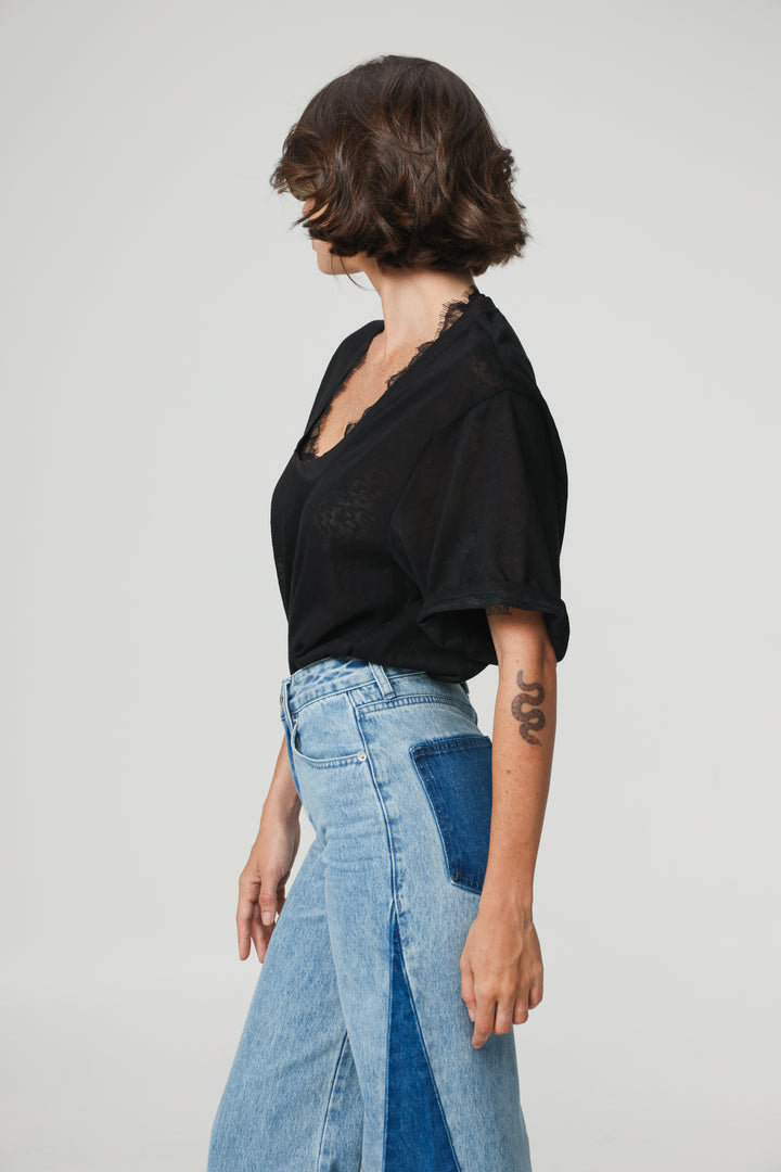 Smile Black T-Shirt