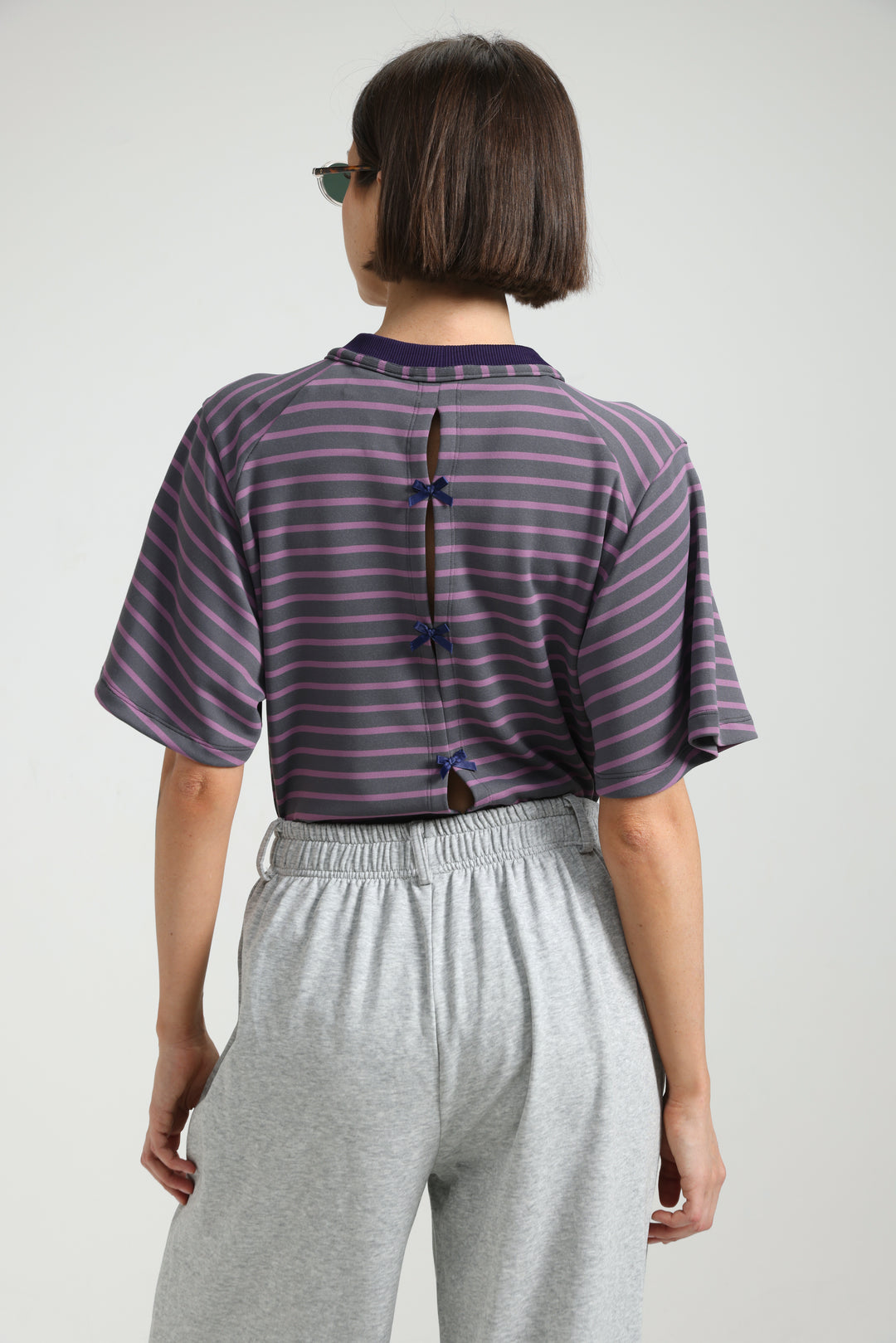 Candy Purple Striped Bodysuit