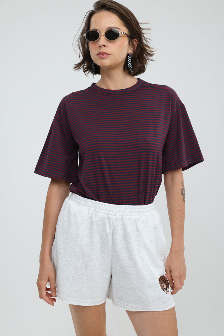 Rock Wine Striped T-Shirt