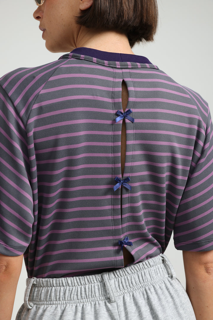 Candy Purple Striped Bodysuit