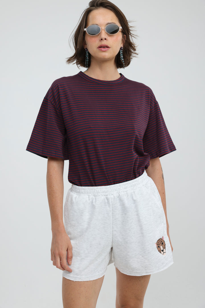 Rock Wine Striped T-Shirt
