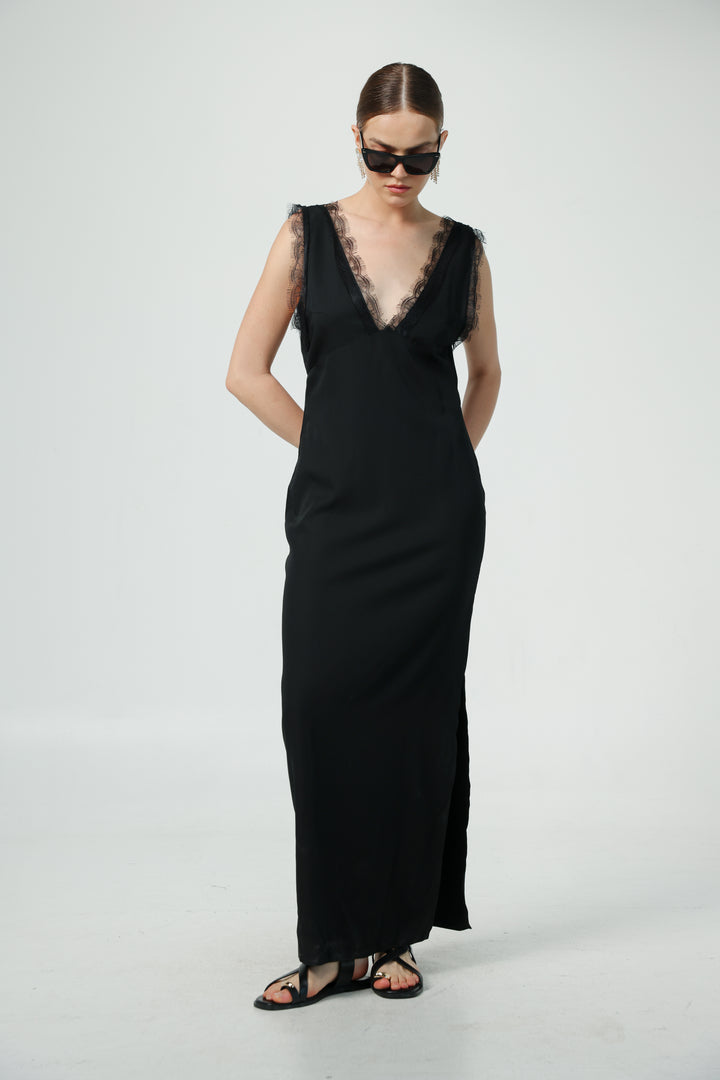 Ever Black Lace Dress