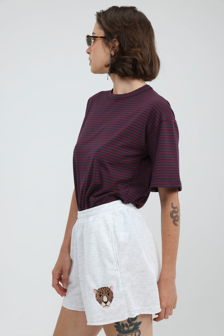 Rock Wine Striped T-Shirt