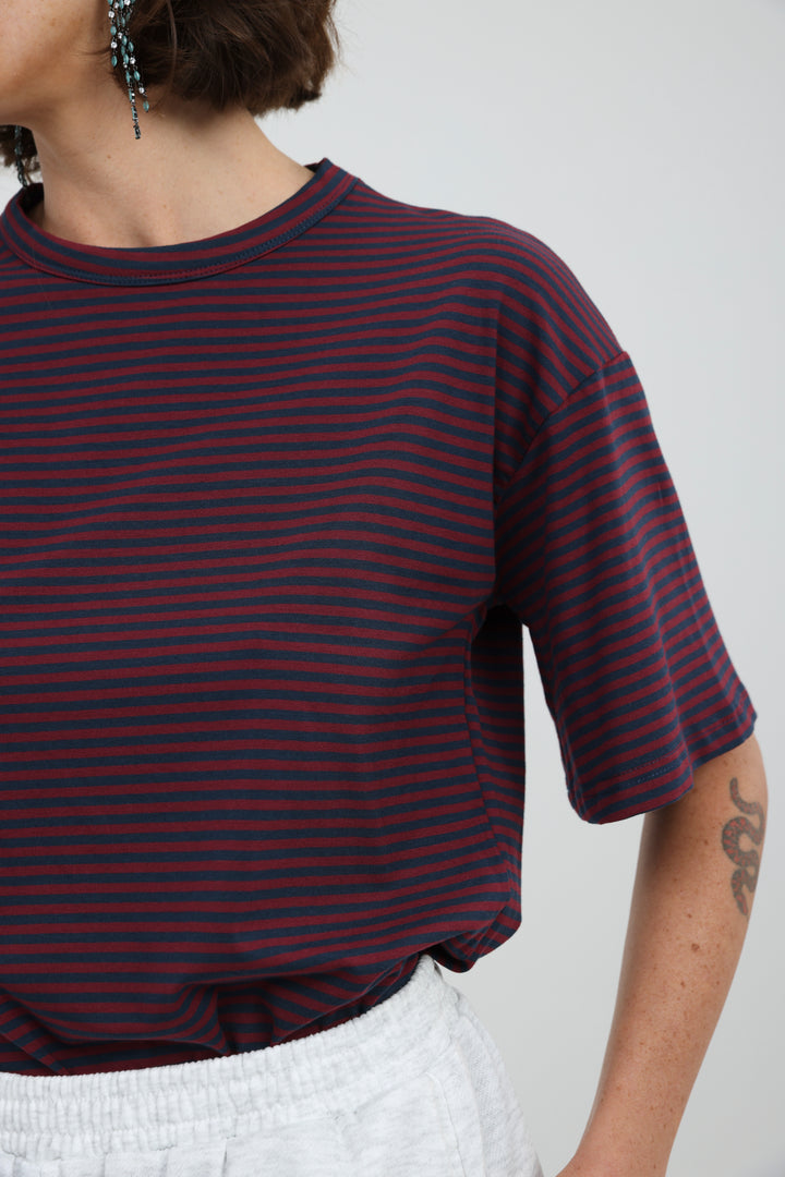 Rock Wine Striped T-Shirt