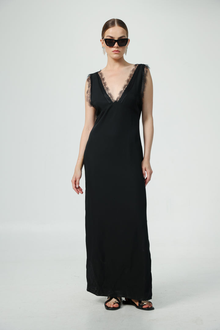 Ever Black Lace Dress