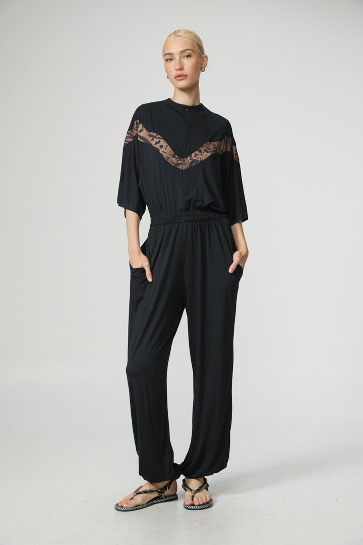 Adamon Black Mix Jumpsuit