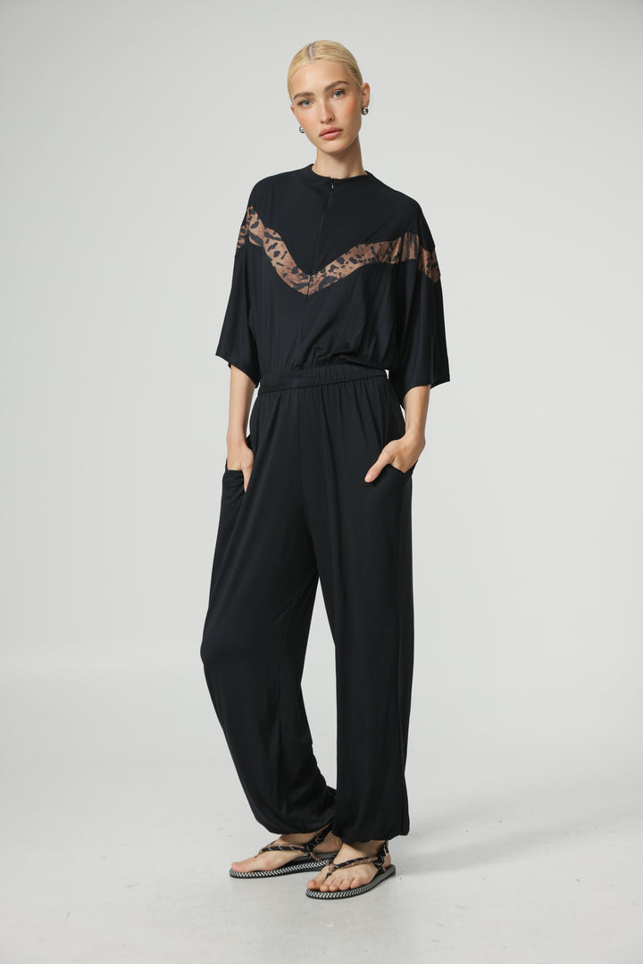 Adamon Black Mix Jumpsuit