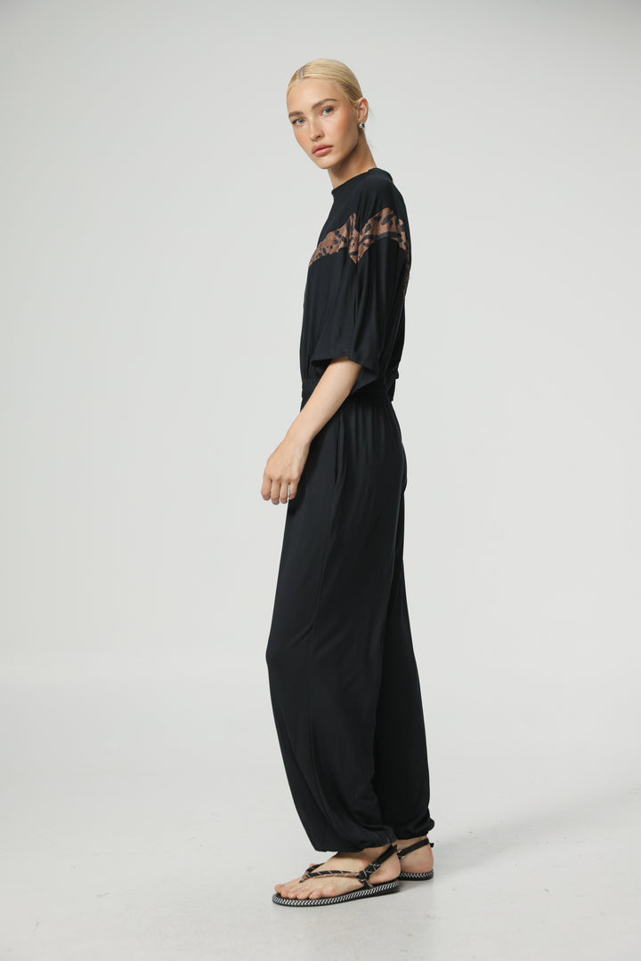Adamon Black Mix Jumpsuit