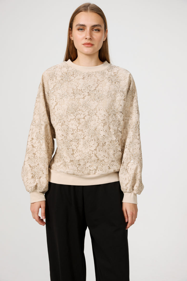 Champagne Beige Sweatshirt