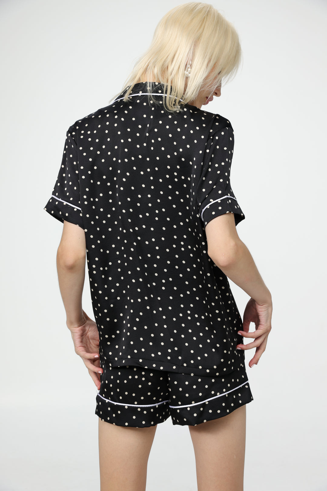 Adi Black Dots Pajama Set