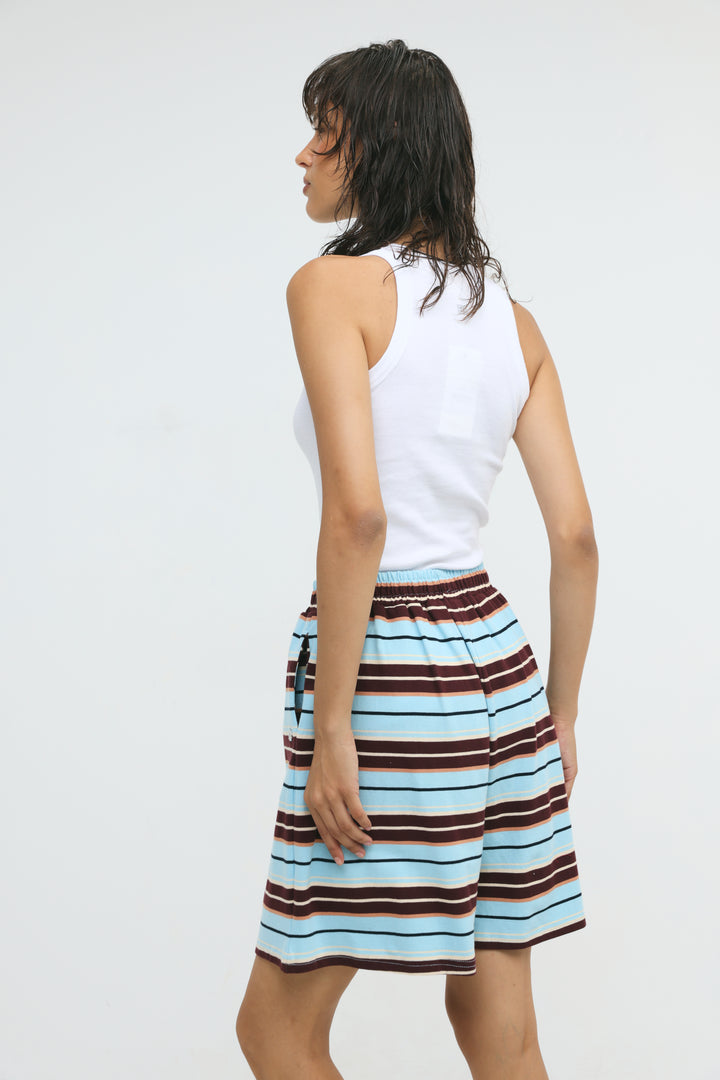 Crossing Blue Stripes Shorts