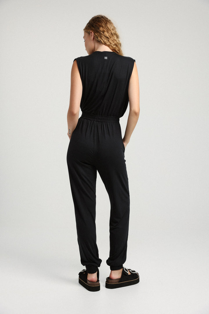 Wrap Black Jumpsuit