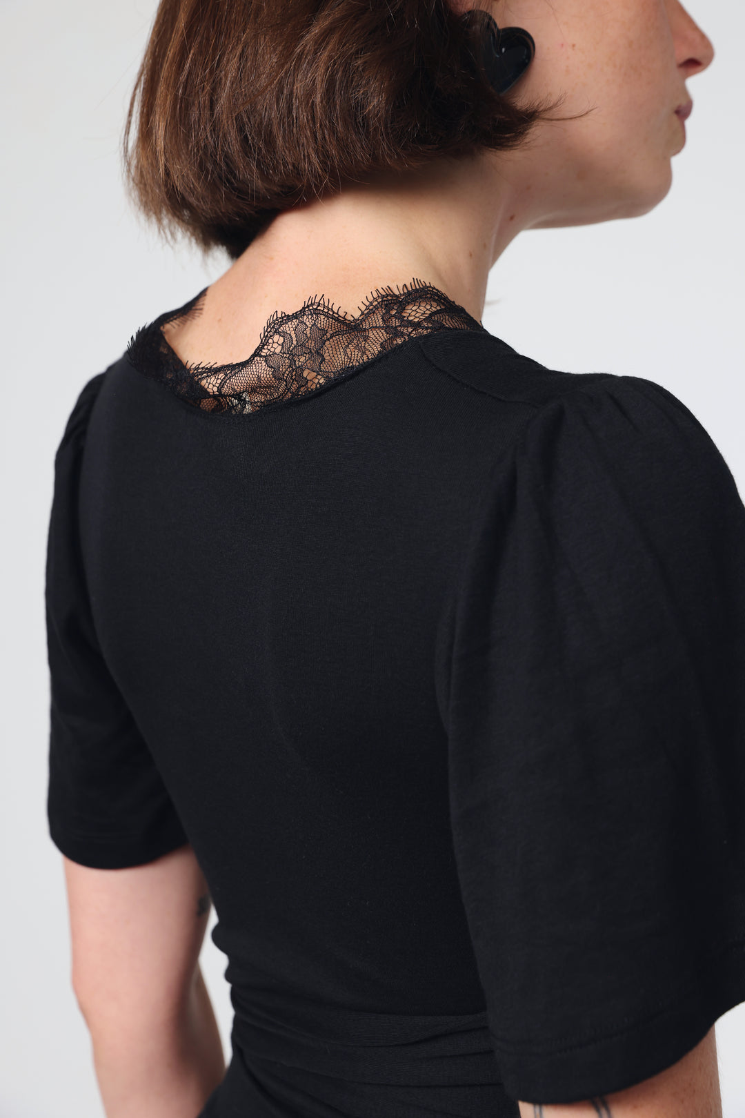 Hug Black Wrap T-Shirt