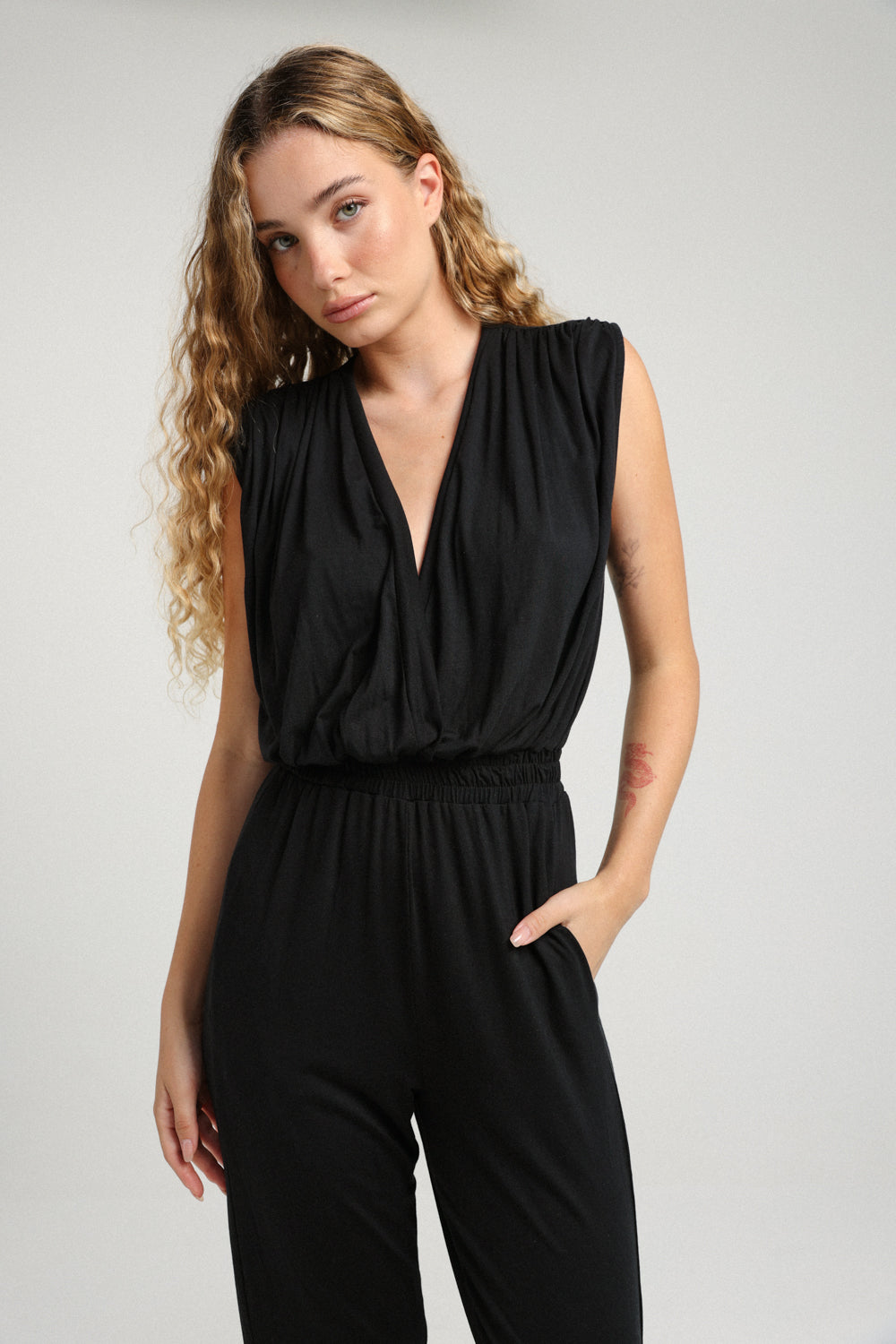 Wrap Black Jumpsuit