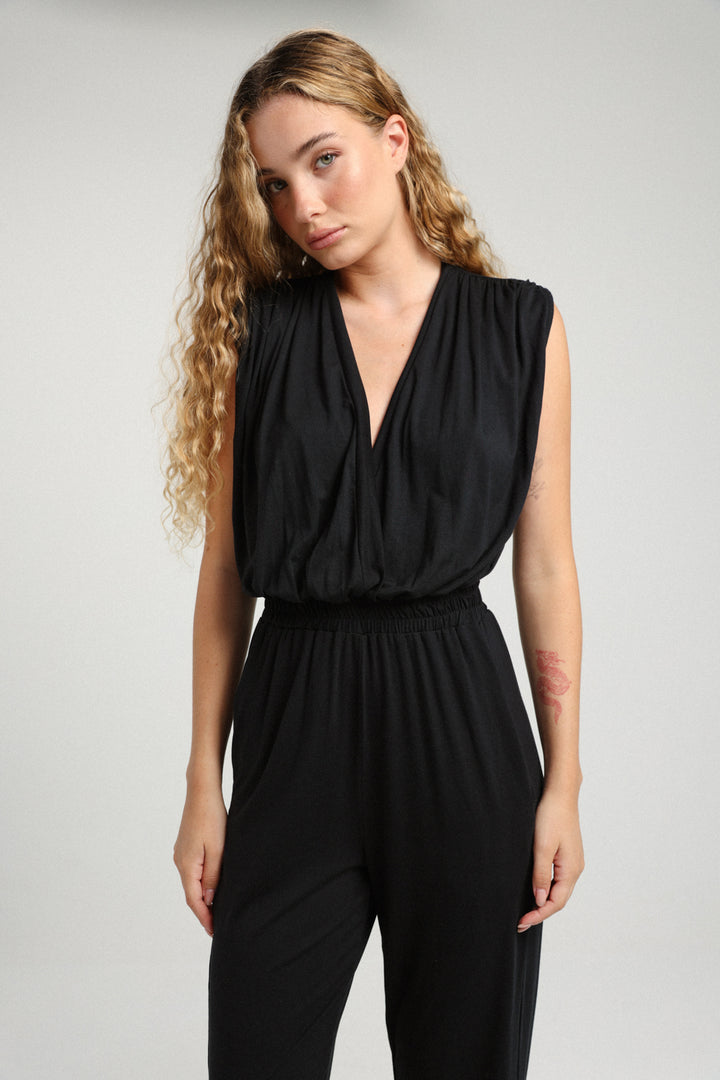 Wrap Black Jumpsuit