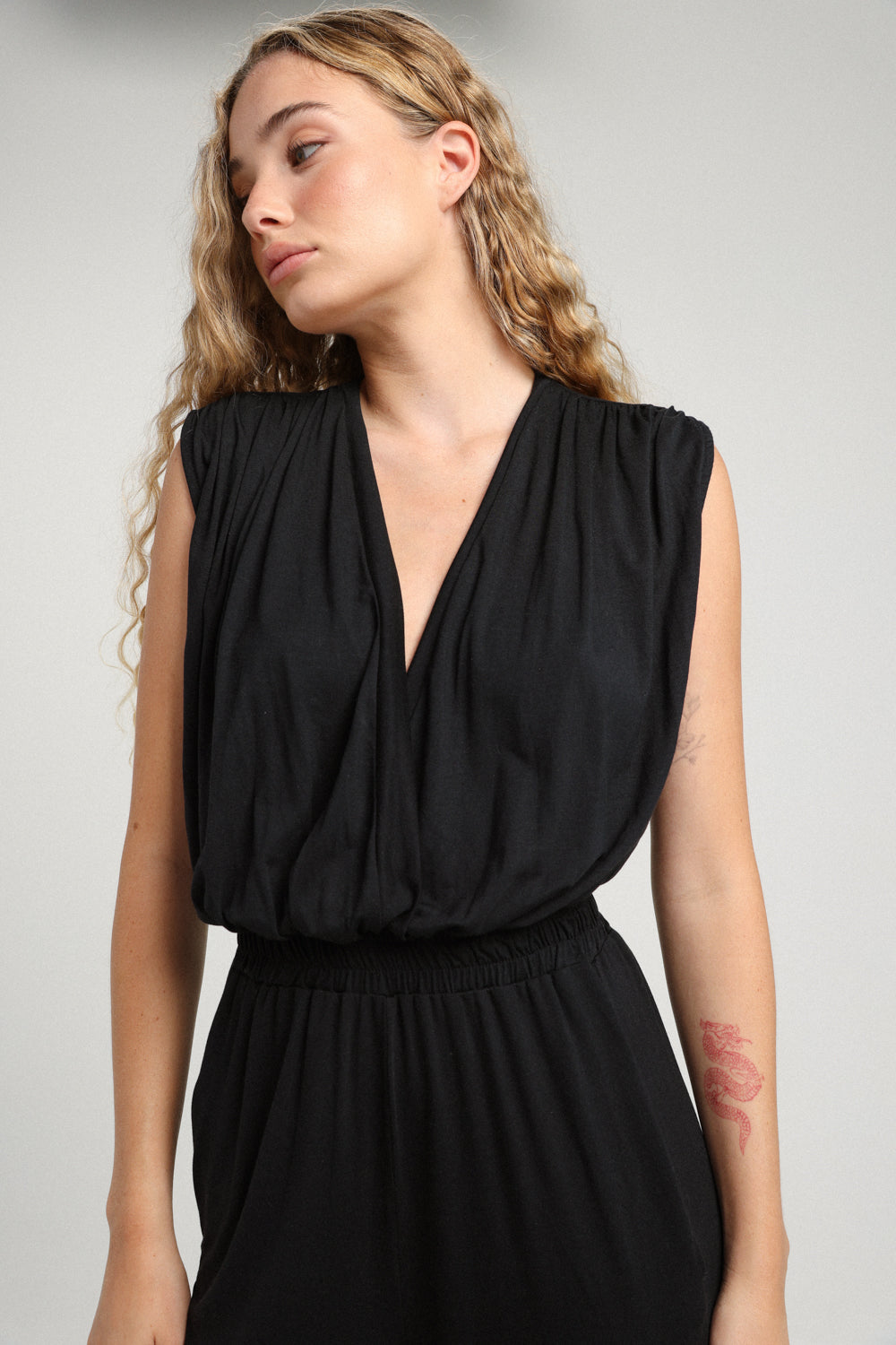 Wrap Black Jumpsuit