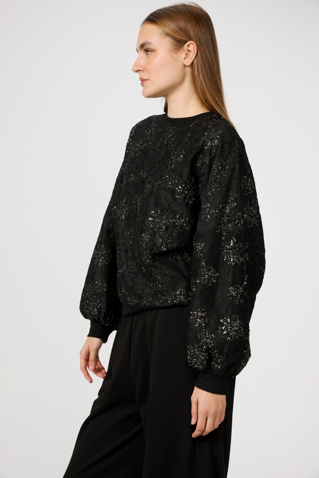 Champagne Black Sweatshirt