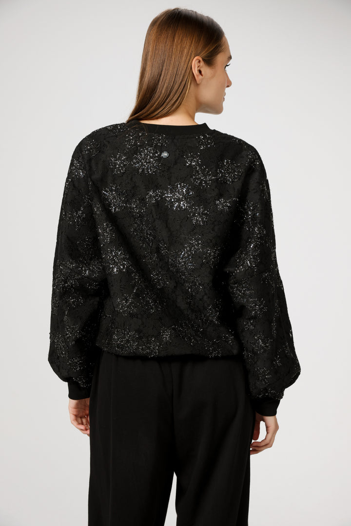 Champagne Black Sweatshirt