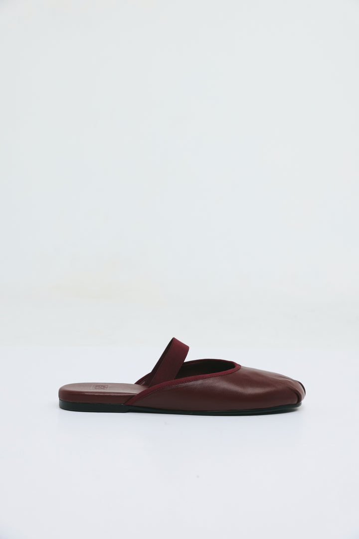 Wine Ballerina Slides