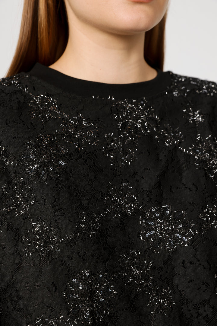Champagne Black Sweatshirt